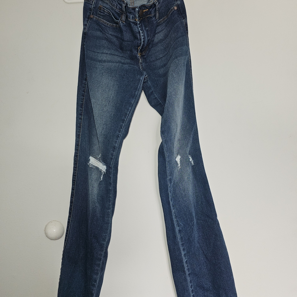Kendall & Kylie Women's Distressed Blue Jeans Sz 5/6 (Juniors)